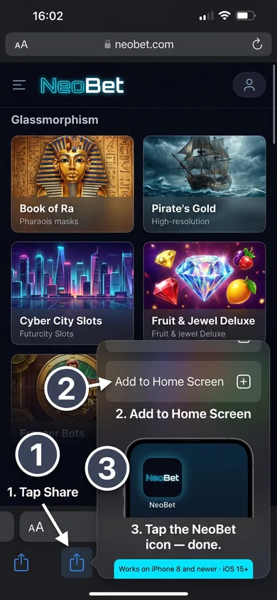 How to install NeoBet on iPhone – NeoBet